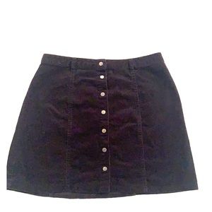 Button down skirt